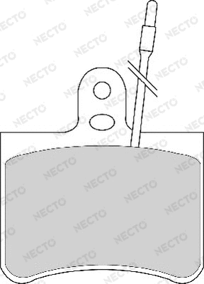 Brake Pad Set, disc brake (FD6405A)