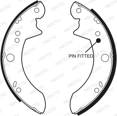 Brake Shoe Set (N1351)