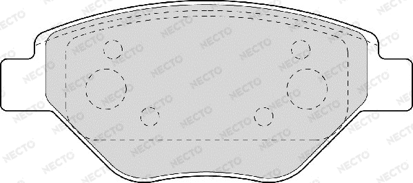 Brake Pad Set, disc brake (FD6864A)