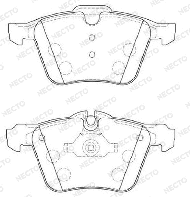 Brake Pad Set, disc brake (FD7371A)