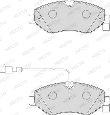 Brake Pad Set, disc brake (FD7345V)