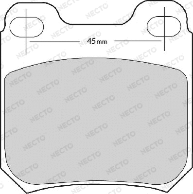 Brake Pad Set, disc brake (FD6287A)
