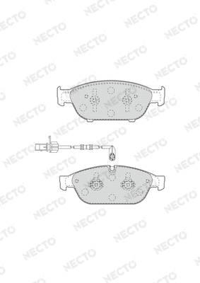 Brake Pad Set, disc brake (FD7539A)