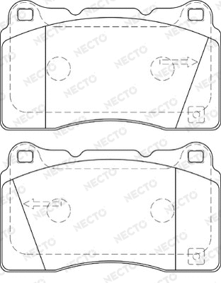 Brake Pad Set, disc brake (FD7292A)