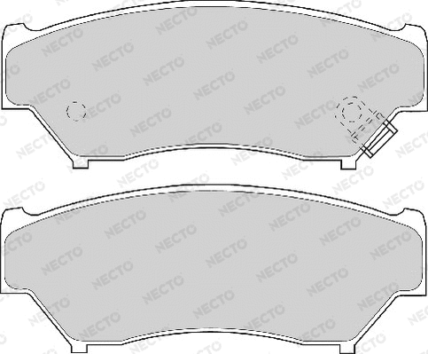 Brake Pad Set, disc brake (FD6745A)