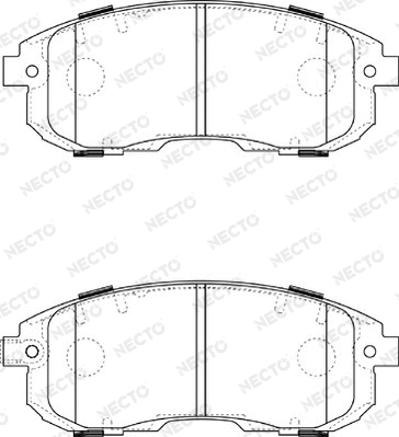 Brake Pad Set, disc brake (FD7374A)