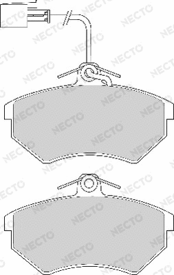 Brake Pad Set, disc brake (FD6592A)