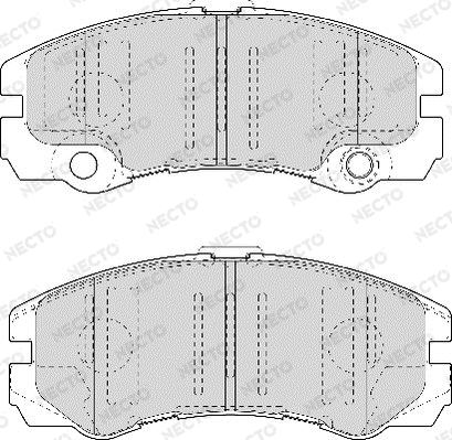 Brake Pad Set, disc brake (FD6986A)