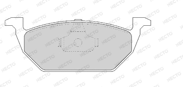 Brake Pad Set, disc brake (FD6754A)