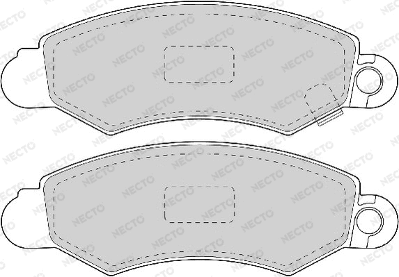 Brake Pad Set, disc brake (FD6914A)
