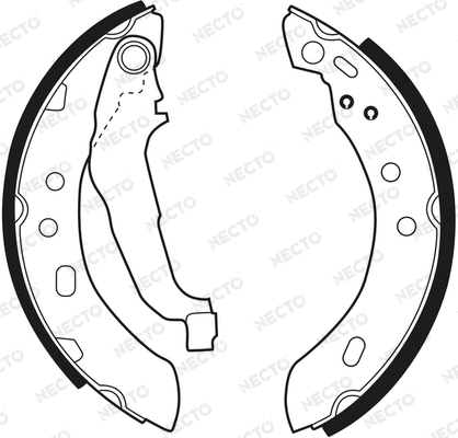Brake Shoe Set (N1504)