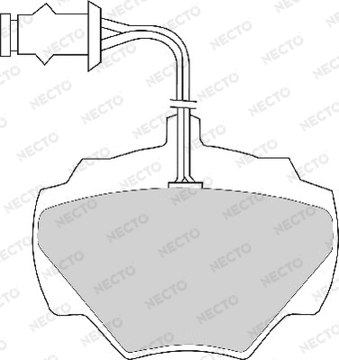 Brake Pad Set, disc brake (FD6138A)