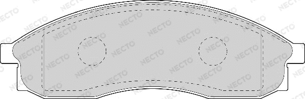 Brake Pad Set, disc brake (FD7043A)