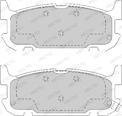 Brake Pad Set, disc brake (FD7169A)