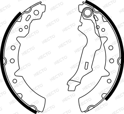 Brake Shoe Set (N1657)