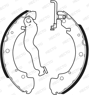 Brake Shoe Set (N1509)