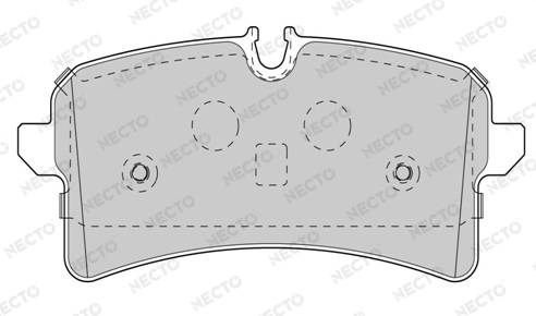 Brake Pad Set, disc brake (FD7586A)