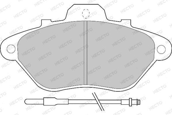 Brake Pad Set, disc brake (FD6187A)
