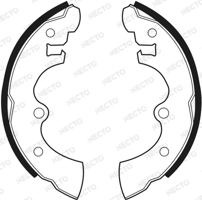 Brake Shoe Set (N1372)