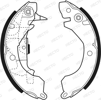 Brake Shoe Set (N1443)