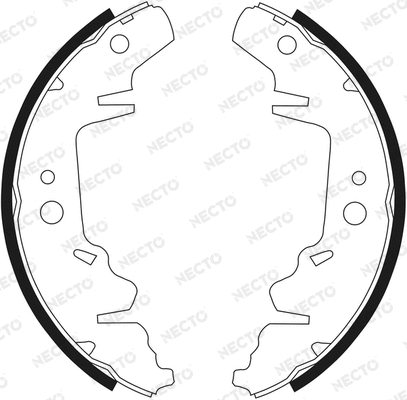 Brake Shoe Set (N1588)