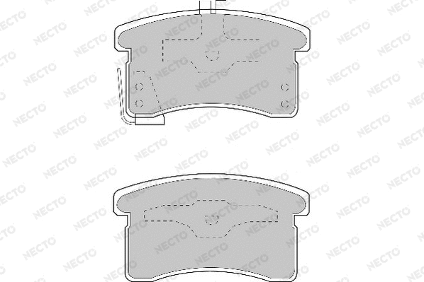 Brake Pad Set, disc brake (FD6935A)