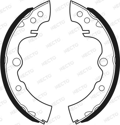 Brake Shoe Set (N1391)