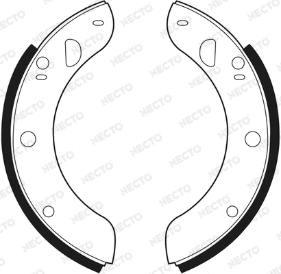 Brake Shoe Set (N1491)