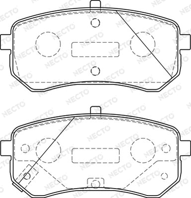 Brake Pad Set, disc brake (FD7251A)