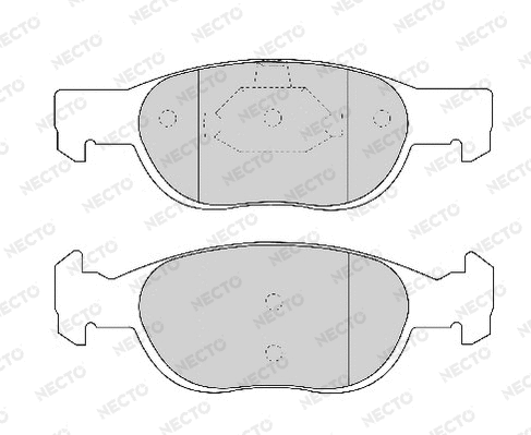 Brake Pad Set, disc brake (FD6730A)