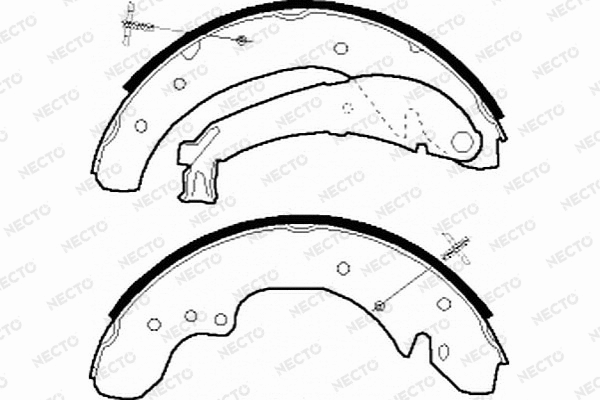 Brake Shoe Set (N1521)