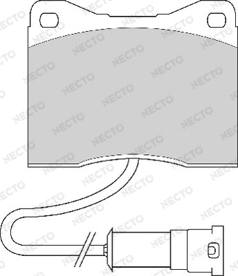 Brake Pad Set, disc brake (FD6339A)