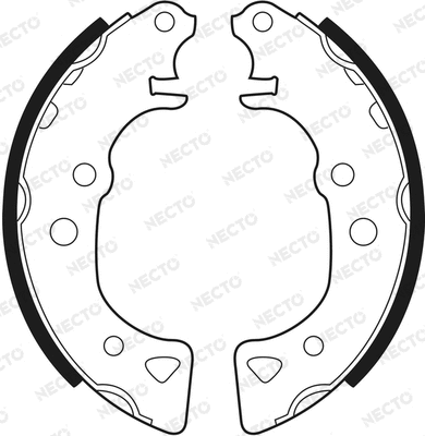 Brake Shoe Set (N1316)