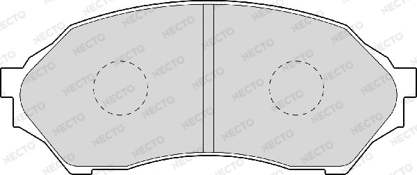 Brake Pad Set, disc brake (FD6938A)