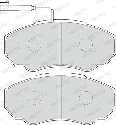 Brake Pad Set, disc brake (FD6895V)