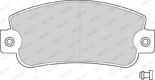 Brake Pad Set, disc brake (FD671A)