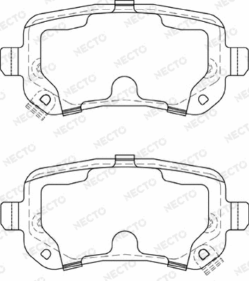 Brake Pad Set, disc brake (FD7407A)