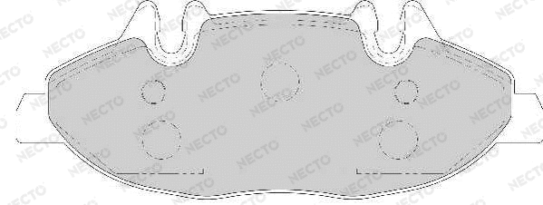 Brake Pad Set, disc brake (FD6929A)