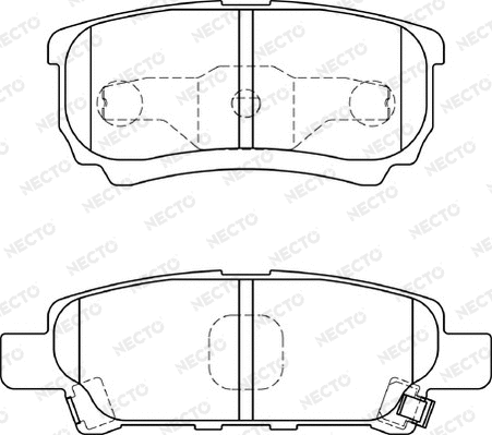 Brake Pad Set, disc brake (FD7215A)
