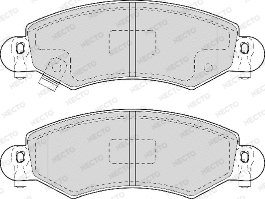 Brake Pad Set, disc brake (FD6922A)