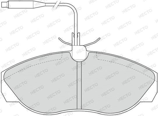 Brake Pad Set, disc brake (FD6521V)