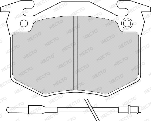 Brake Pad Set, disc brake (FD620A)