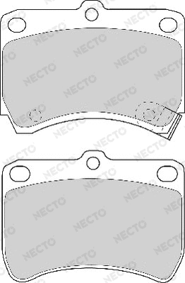 Brake Pad Set, disc brake (FD6400A)