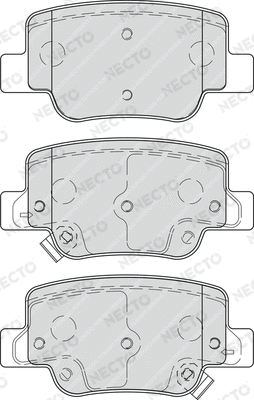 Brake Pad Set, disc brake (FD7462A)