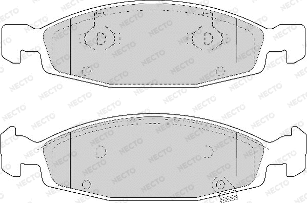 Brake Pad Set, disc brake (FD6953A)