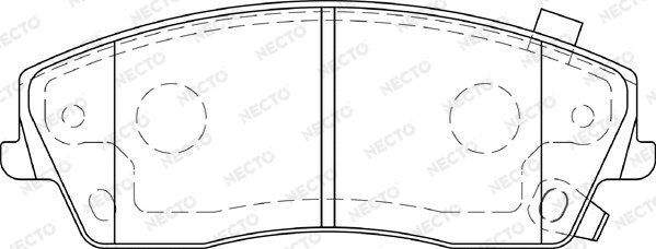 Brake Pad Set, disc brake (FD7288A)