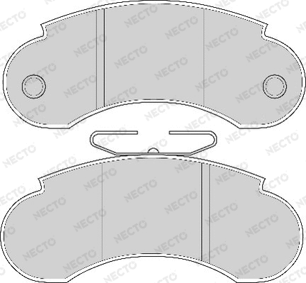 Brake Pad Set, disc brake (FD683A)