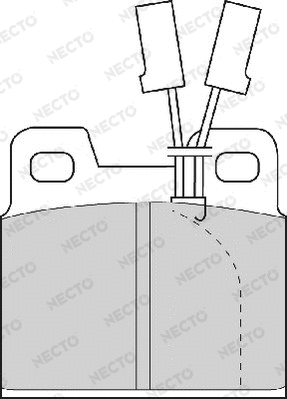 Brake Pad Set, disc brake (FD4158A)