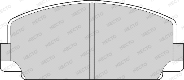 Brake Pad Set, disc brake (FD804A)