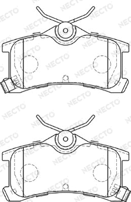 Brake Pad Set, disc brake (FD7247A)